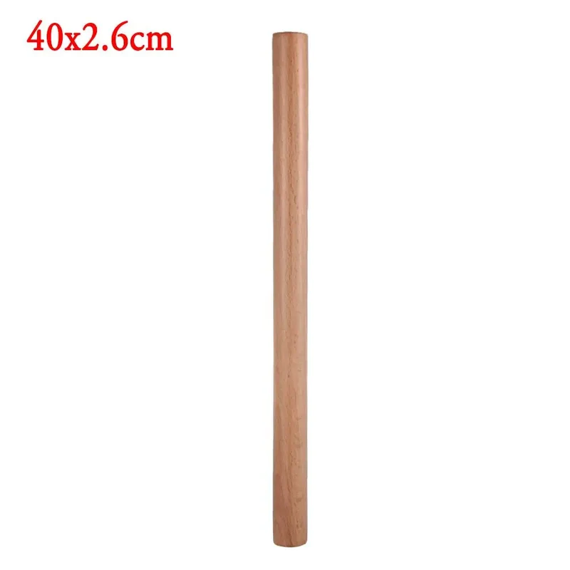 Wooden Rolling Pin Fondant Cake Decoration Dough Roller Cooking Pastry Baking Tool Kitchen Accessories