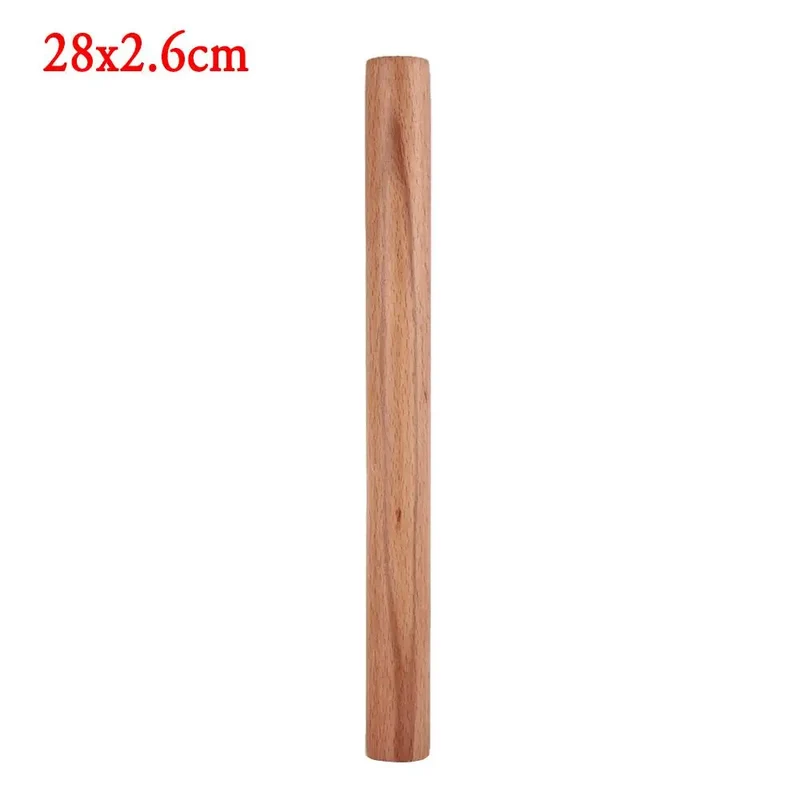 Wooden Rolling Pin Fondant Cake Decoration Dough Roller Cooking Pastry Baking Tool Kitchen Accessories