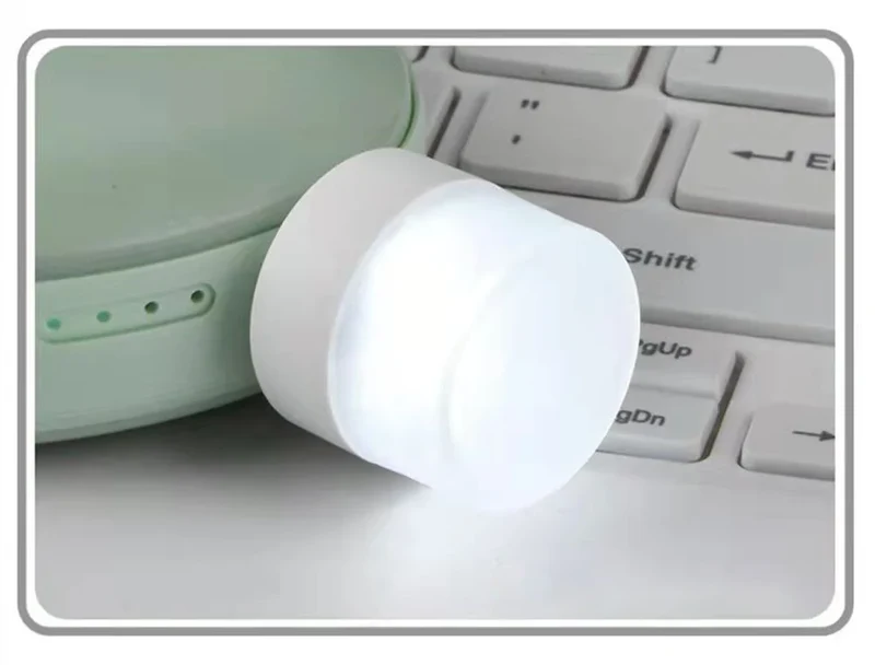 5V USB Plug Lamp Computer Mobile Power Charging Small Book Lamps LED Eye Protection Reading Light Small Night Lights 3/2/1PCS