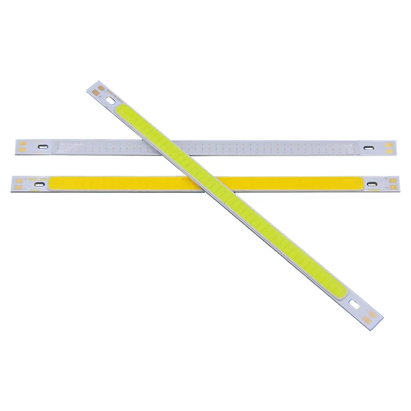 COOLEEON 200*10mm DC12V LED COB Light Strip 10cm 10W Lamp Blue Green Red Warm Cool White Color LED Bar Lights 100mm 12V COB Bulb