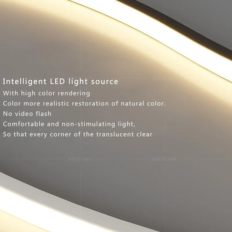 LED Wall Lamp 60/80CM Remote Control Wall Sconce Living Room TV Background Decor Bedroom Kitchen Stair Home Decor Led Lighting