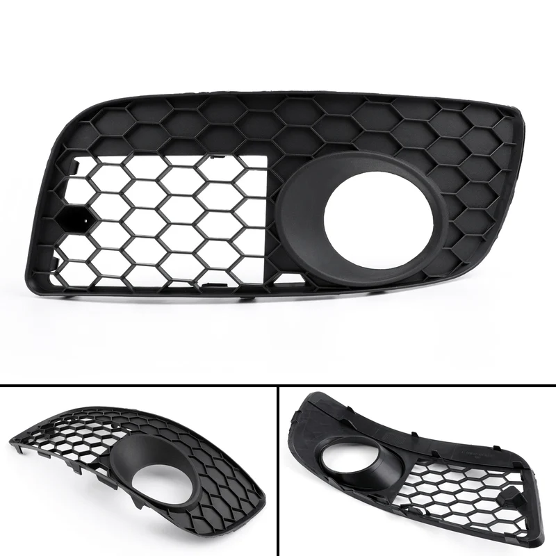 New Front Bumper Fog Lamp Lights Grill Grille L/R For VW GOLF MK5 GTI 2006-2009