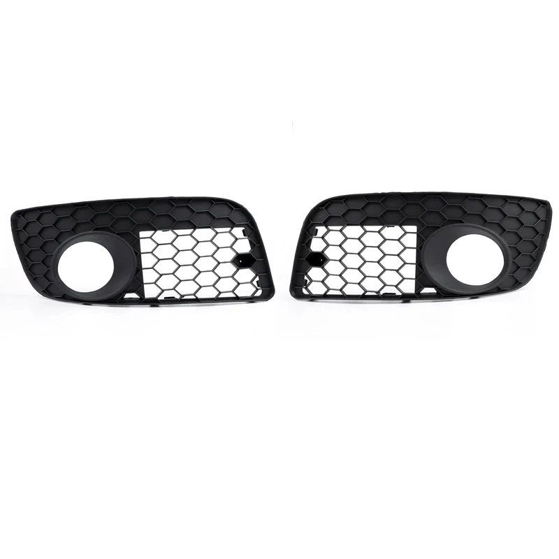 New Front Bumper Fog Lamp Lights Grill Grille L/R For VW GOLF MK5 GTI 2006-2009