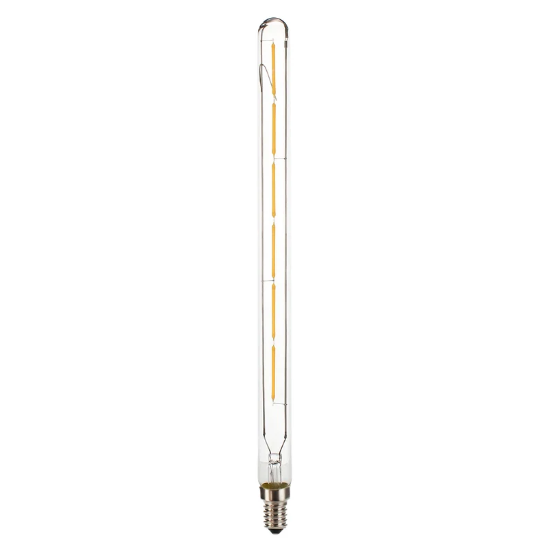 3W 4W 6W T20 E14 LED Tube Light Bulb SES Vintage Retro Filament COB 220V 240V Tubular Antique Lamp 2700K Warm White Glass Shell