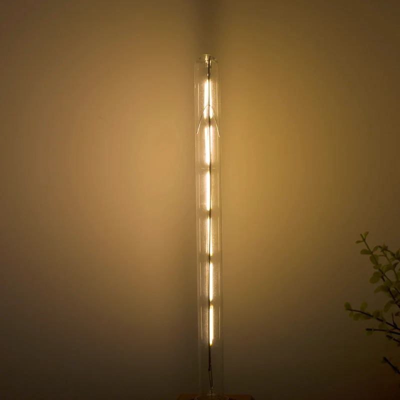 3W 4W 6W T20 E14 LED Tube Light Bulb SES Vintage Retro Filament COB 220V 240V Tubular Antique Lamp 2700K Warm White Glass Shell