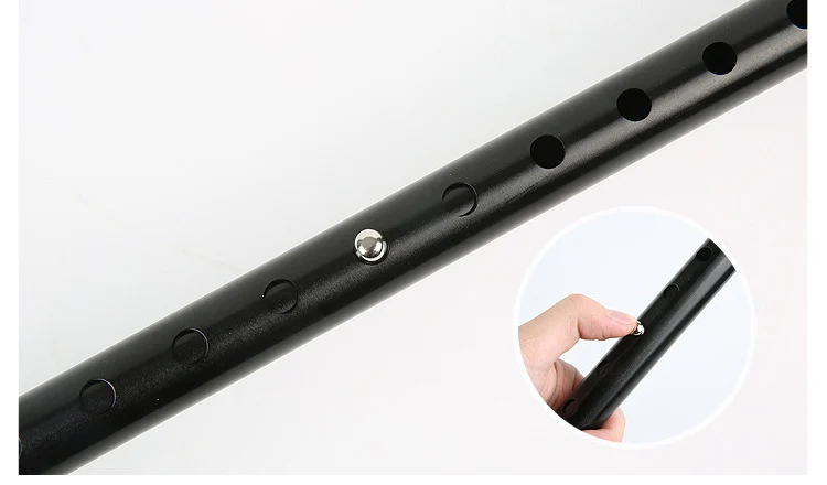 1pc Old People Crutch 60-94cm Telescoping Aluminum Alloy Rod Walking Stick T-handle with Lamp