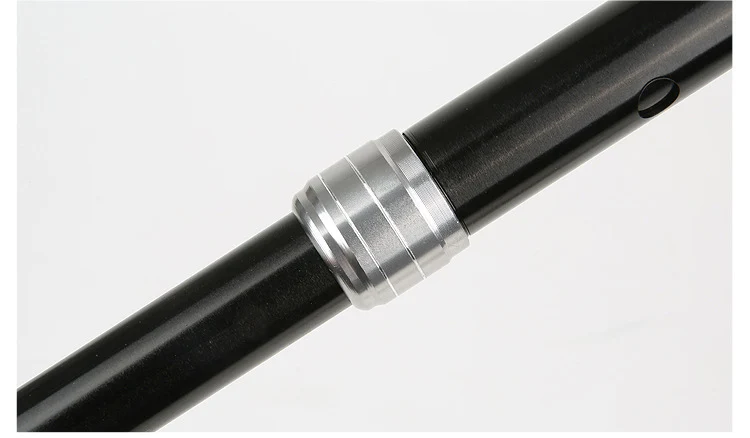 1pc Old People Crutch 60-94cm Telescoping Aluminum Alloy Rod Walking Stick T-handle with Lamp