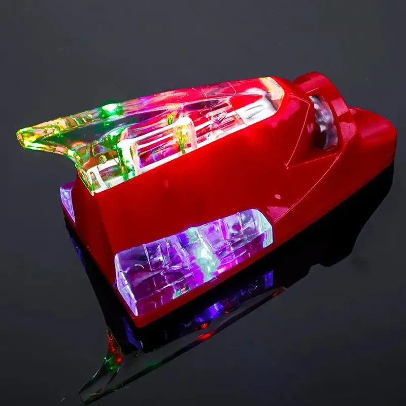 Car Auto Styling Wind And Power Shark Fin Shaped Receiving Antenna LED Warning Flashing Light Lamp