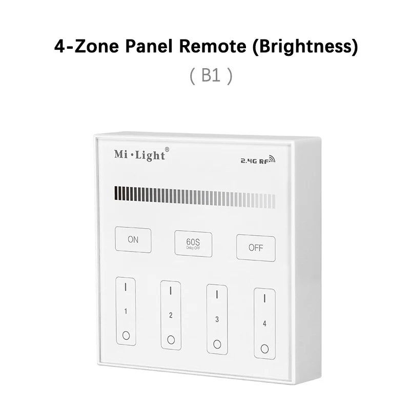 Miboxer TRI-C1 AC Triac Dimmer Single Color Controller 110-220V Push Dim Wall WiFi PWM RF Voice Control For Filament Lamp
