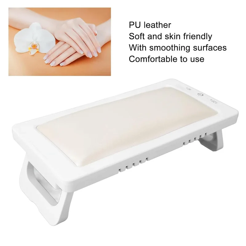 LINMANDA UV Led Nail Lamp With Leather Hand Pad Foldable Drying Lamp Home Use Nail Lamp For Drying Polish Varnish With USB Cable