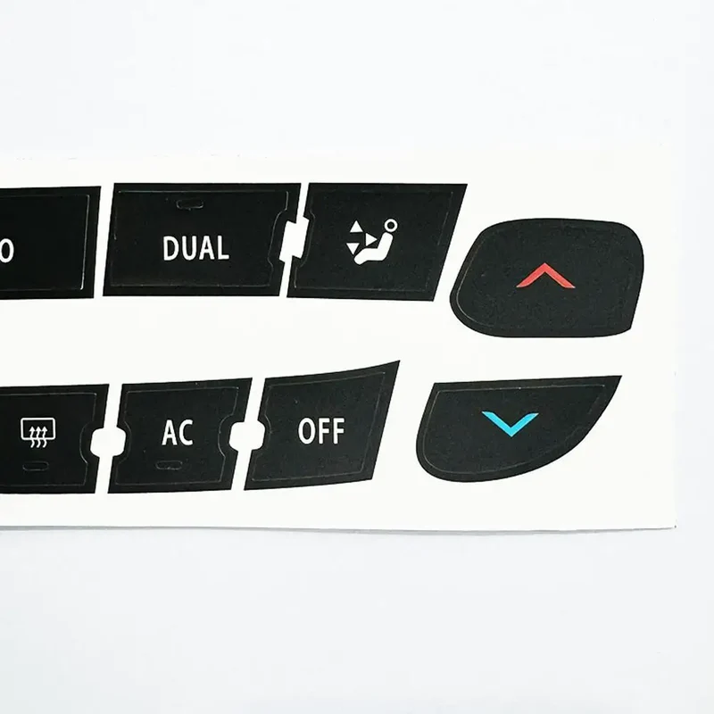 Air Conditioning Control Panel Button Repair Sticker For Renault Megane/ Master/ Scenic Radio Audio Button Repair Decals Sticker