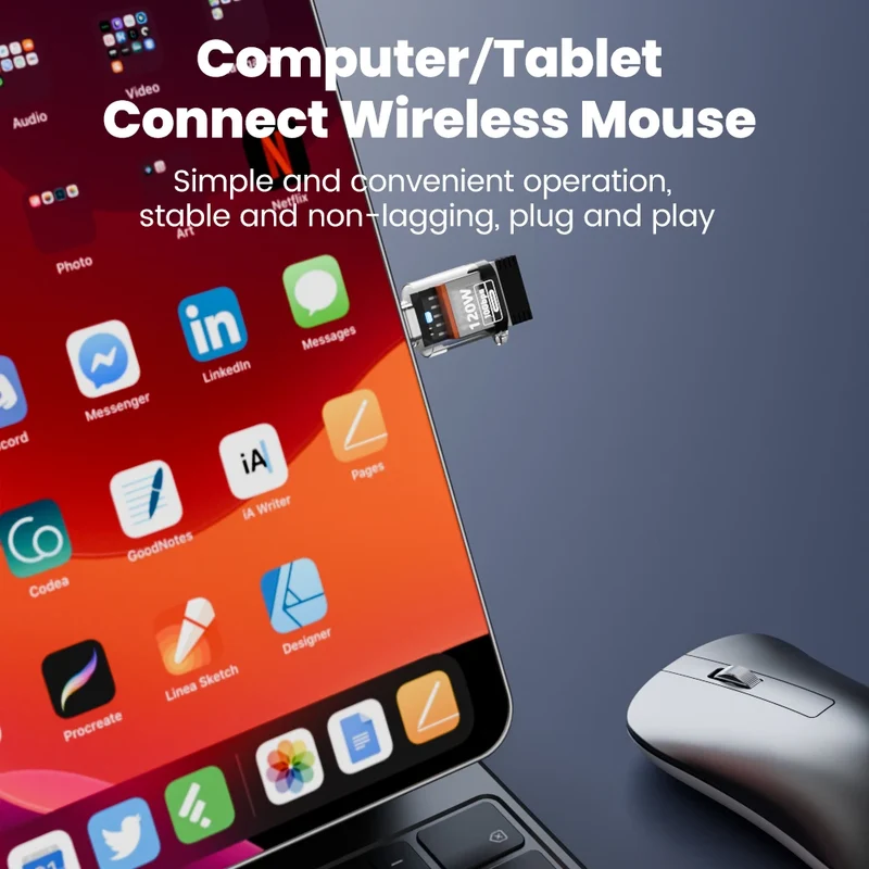 Olaf 120W Type C To USB A OTG Adapter USB 3.2 to Type C Fast Charging Connector For iPhone 15 16 Macbook iPad Huawei P60Xiaomi
