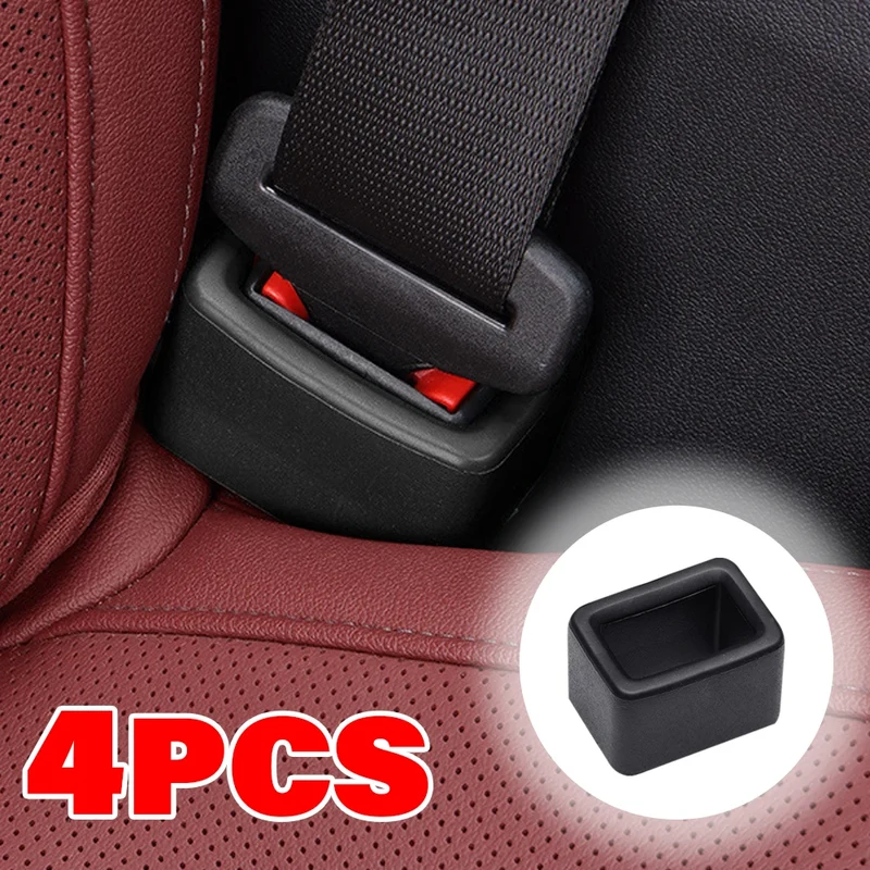 Car Seat Belt Buckle Cover Universal Car Safety Belt Anchor Socket EVA Anti-collision Protection Cover Car Interior Modification