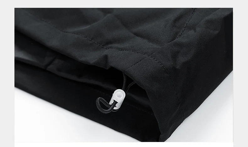 Windbreakers Men Hooded Jacket Zipper Coat Cargo Waterproof Black Bomber Camping Loose Thin Softshell Hooded Hiking Jacket