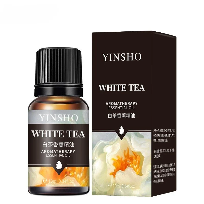 17 Flavors 10ml Essential Oils For Aroma Diffuser AirHumidifier Home Water-soluble Lavender Rose Eucalyptus White Peach Oolong