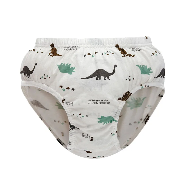 Exquisite Box Package Boys Underwear Soft Breathable Cotton Briefs For Boys Cartoon Dinosaur Kids Panties Knickers Multipack