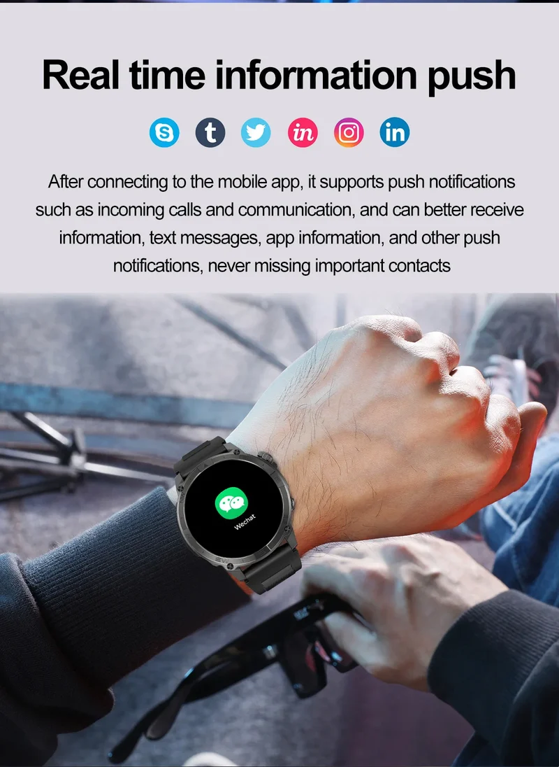 NORTH EDGE NEW GPS Smart Watch 1.43'' HD AMOLED Display Built-in GPS Altitude Barometer Compass Bluetooth Phone Call Smartwatch