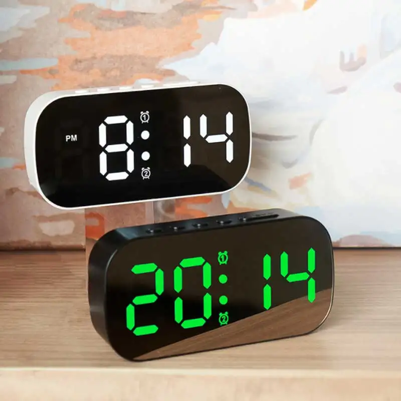 LED Digital Electronic Clock Simple Desktop Alarm Clock Living Room Bedroom Decoration Alarm Clock