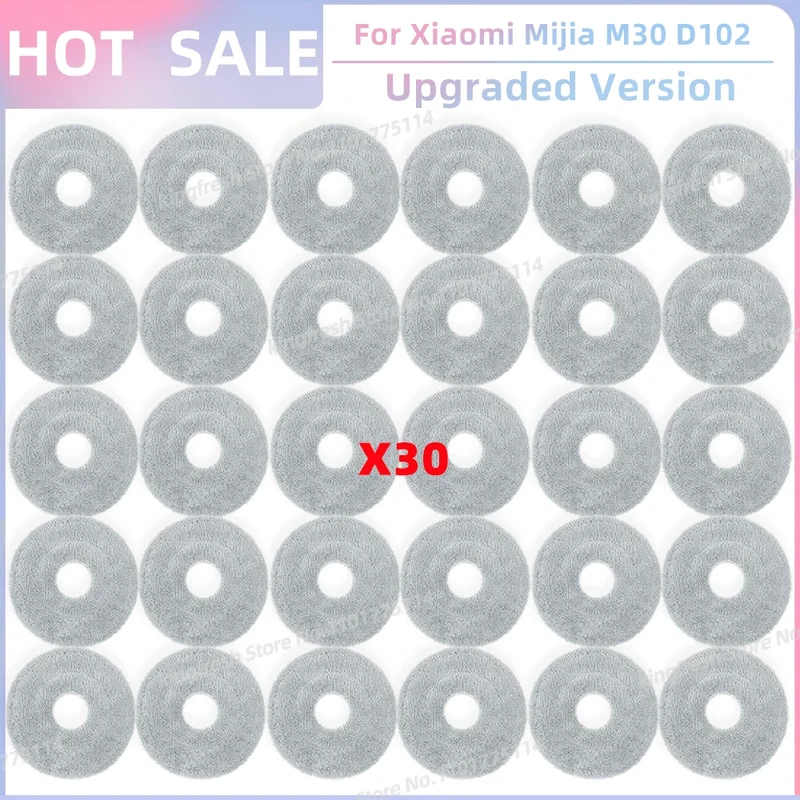 Fit For Xiaomi Mijia M30 D102, Xiaomi X20 Pro D102GL / X20 Max D109GL Parts Main Side Brush Filter Mop Cloth Dust Bag
