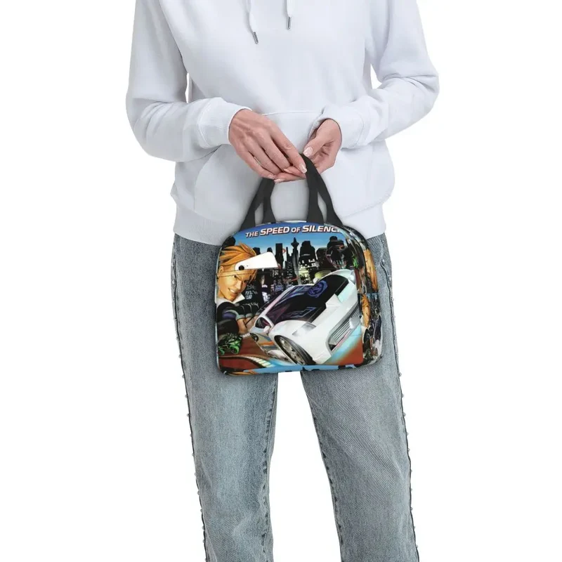 Custom Hot Wheels For Fans Thermal Insulated Lunch Bag Cartoon Sport Car Portable Lunch Container Travel Multifunction Food Box