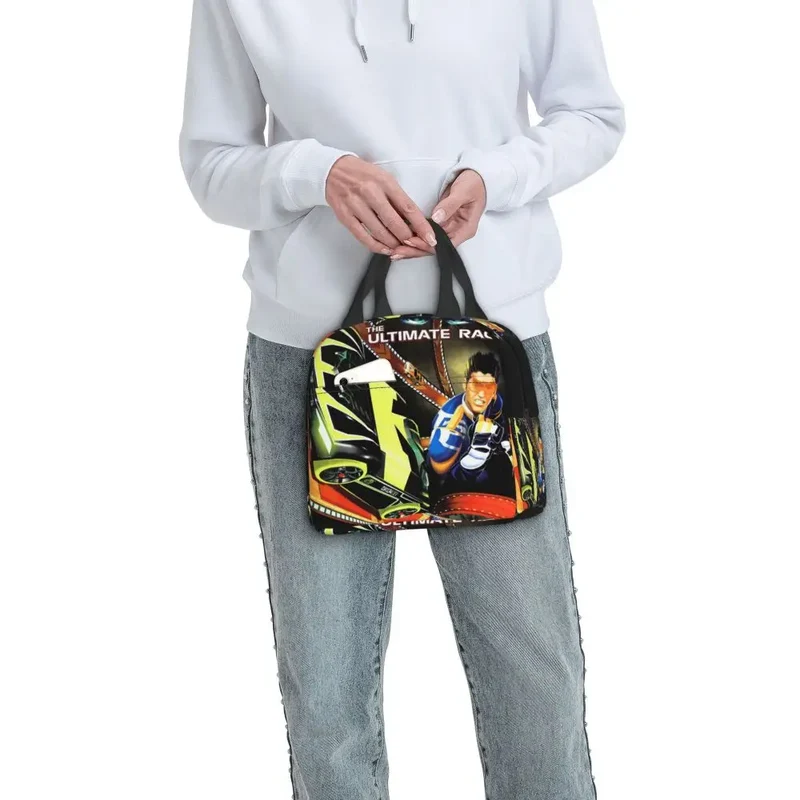 Custom Hot Wheels For Fans Thermal Insulated Lunch Bag Cartoon Sport Car Portable Lunch Container Travel Multifunction Food Box