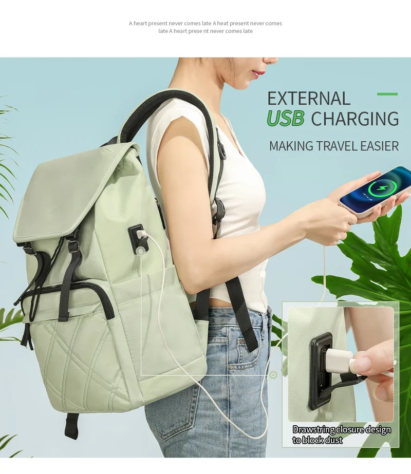 Tigernu Backpack For Women Backpack Bags For School 15.6inch Laptop Backpack Female Bag Travel Backpack For Girls Bags Knapsack