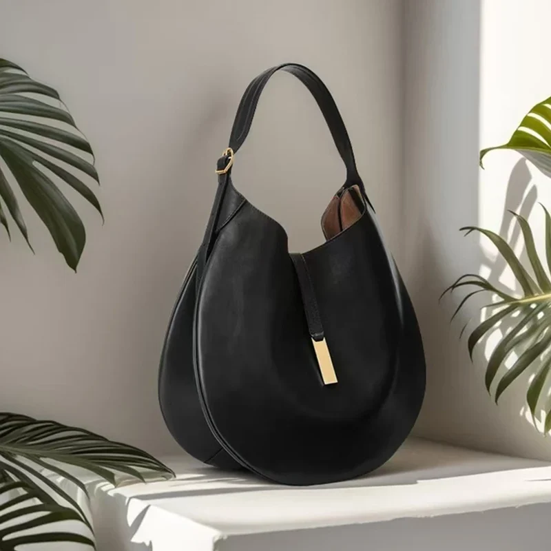 Women's underarm bag suede splicing pu leather design dumpling bag Tote bag Fashion brown/black shoulder crescent handbags bolsa