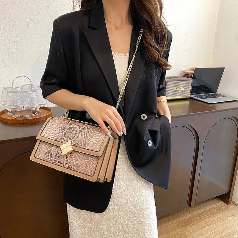 Luxury Purple Women's Single Shoulder Bag Pu Leather Ladies Bag Femme Designer Handbag Purse Flap Messenger Bag Brand Sac A Main