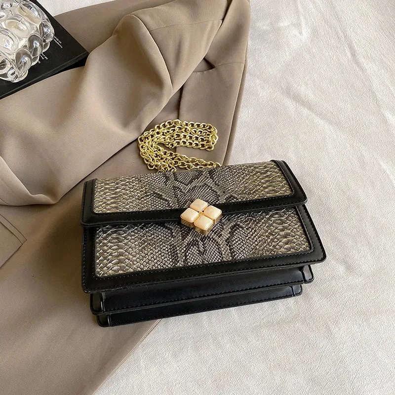 Luxury Purple Women's Single Shoulder Bag Pu Leather Ladies Bag Femme Designer Handbag Purse Flap Messenger Bag Brand Sac A Main