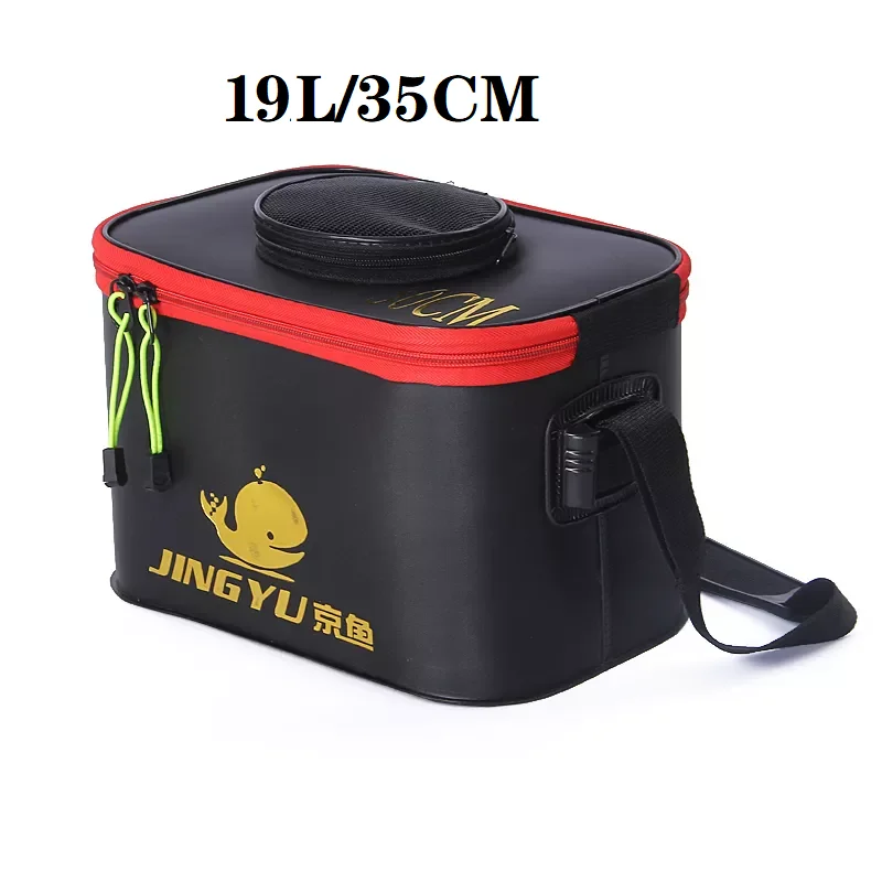 EVA Portable Fishing Bag Folding Thicken Live Fishing Box Tank Bucket Camping Fishing Tackle Fishbox Storage Bag fishing gear
