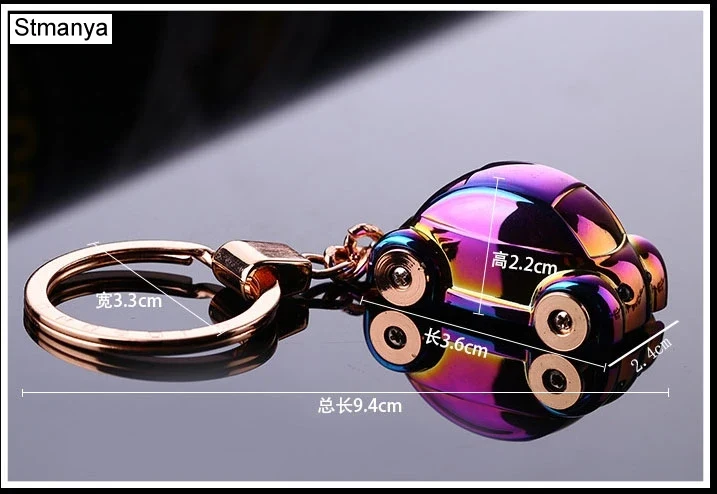 Car Key chain men and women couple keychains Bag pendant Car Key Ring 3D Auto Key Chain Ring Party Gift Jewelry 17384