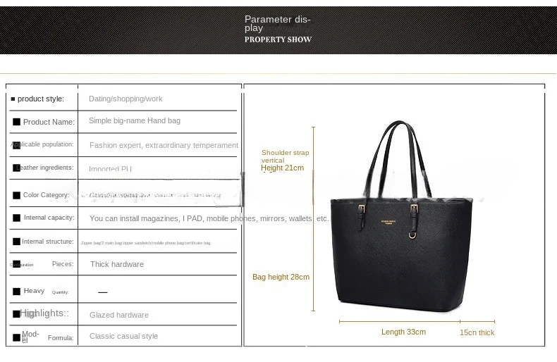 Women Large Capacity Bucket Tote Bag Shoulder Handbag Mommy Bag Work Travel Casual Purse