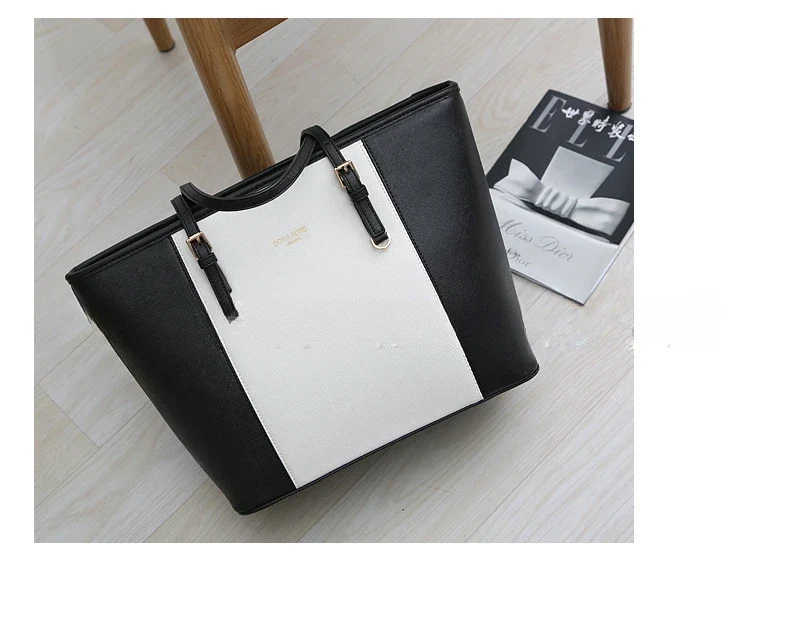 Women Large Capacity Bucket Tote Bag Shoulder Handbag Mommy Bag Work Travel Casual Purse