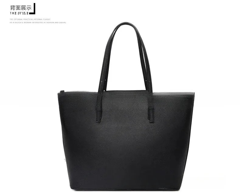 Women Large Capacity Bucket Tote Bag Shoulder Handbag Mommy Bag Work Travel Casual Purse