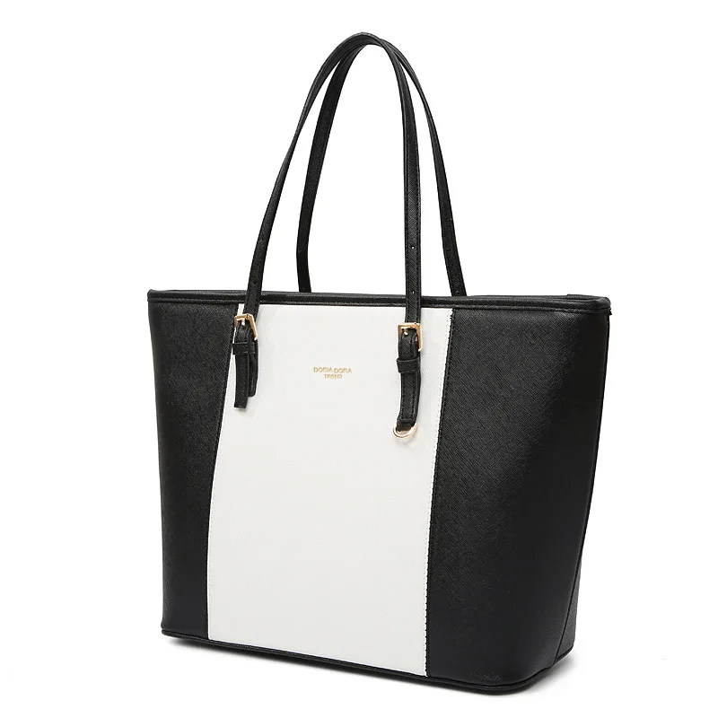 Women Large Capacity Bucket Tote Bag Shoulder Handbag Mommy Bag Work Travel Casual Purse