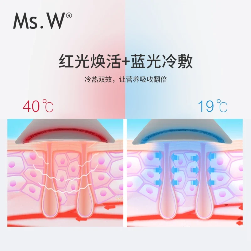313 Ms.W Home Used Microcurrent Machine for Sale Neck Winkle Remover Weight Loss Body Slimming Beauty Face Neck Lifting Massager