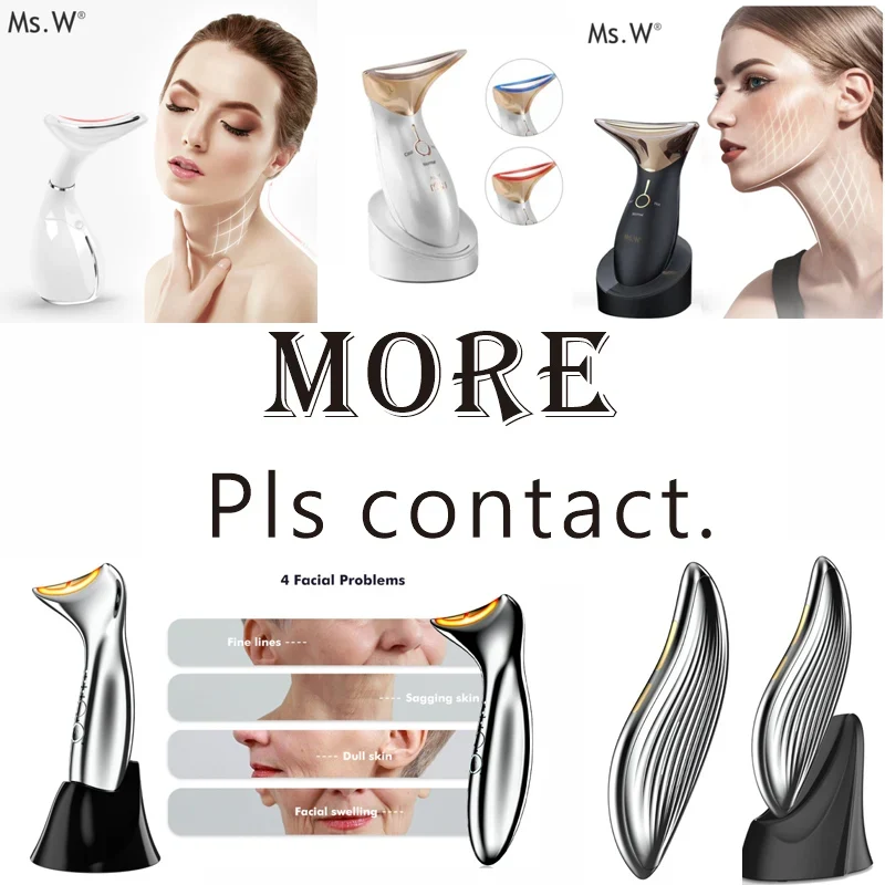313 Ms.W Home Used Microcurrent Machine for Sale Neck Winkle Remover Weight Loss Body Slimming Beauty Face Neck Lifting Massager
