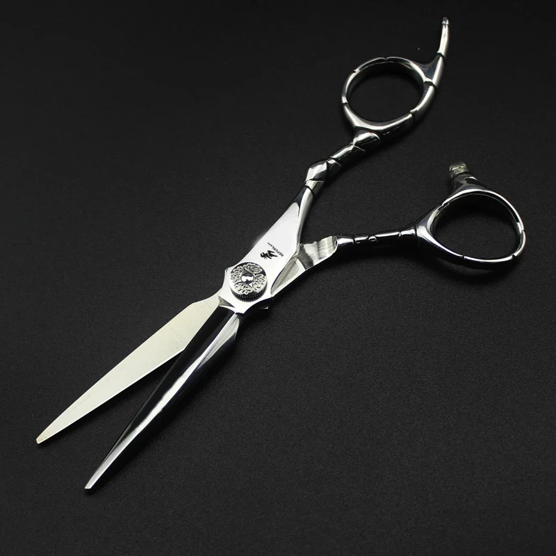 6.0 Inch FZC New Fashion Design Beauty Barber Flat Scissors Tooth 1 Set of 5 Kind of Scissors Single Hairdressing Scissor HS-860