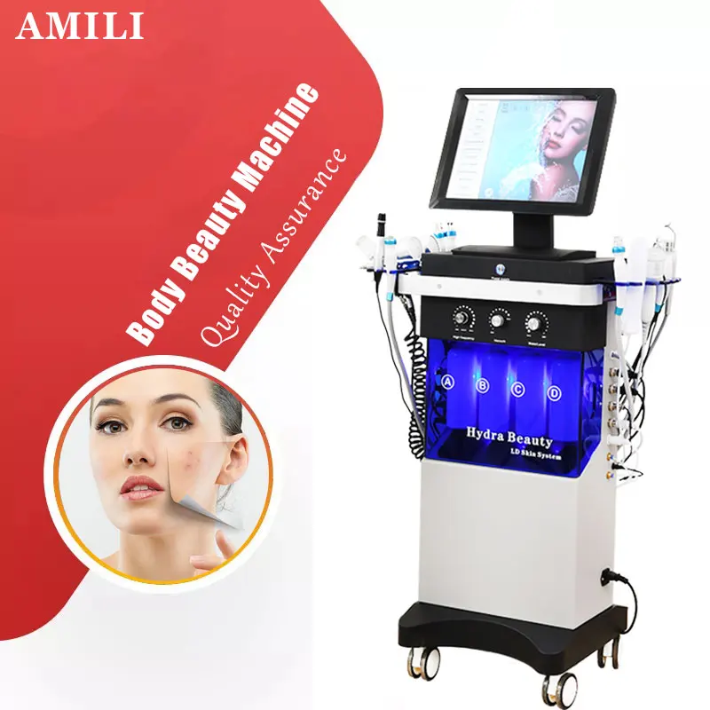 Hydro Aqua Facial Hydra Machine Facial Hydrodermabrasion Facial Machine Skin Rejuvenation Spa Equipment Hydra Beauty Machine