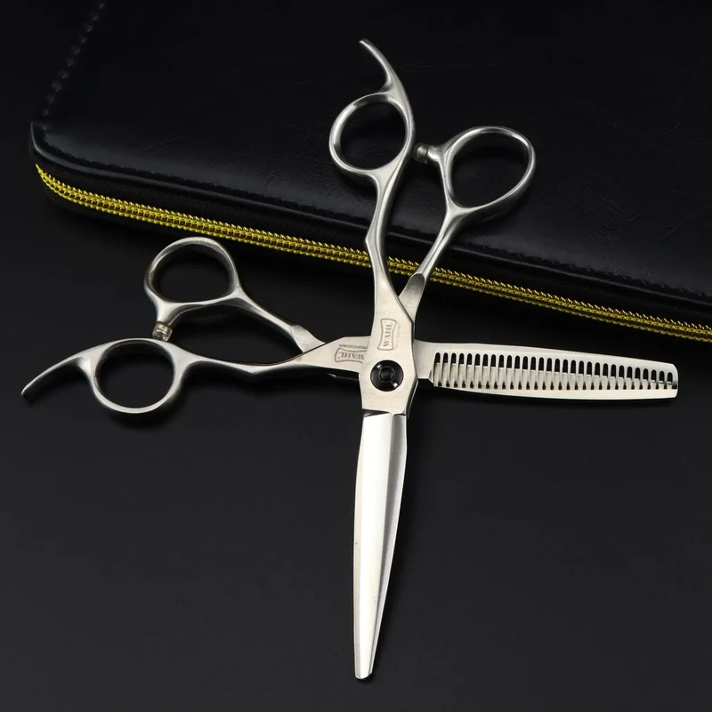 6.0 Inch New Fashion GM49-01 Professional Design Beauty Barber Scissors Flat Scissors Tooth Hair Scissors HS-893