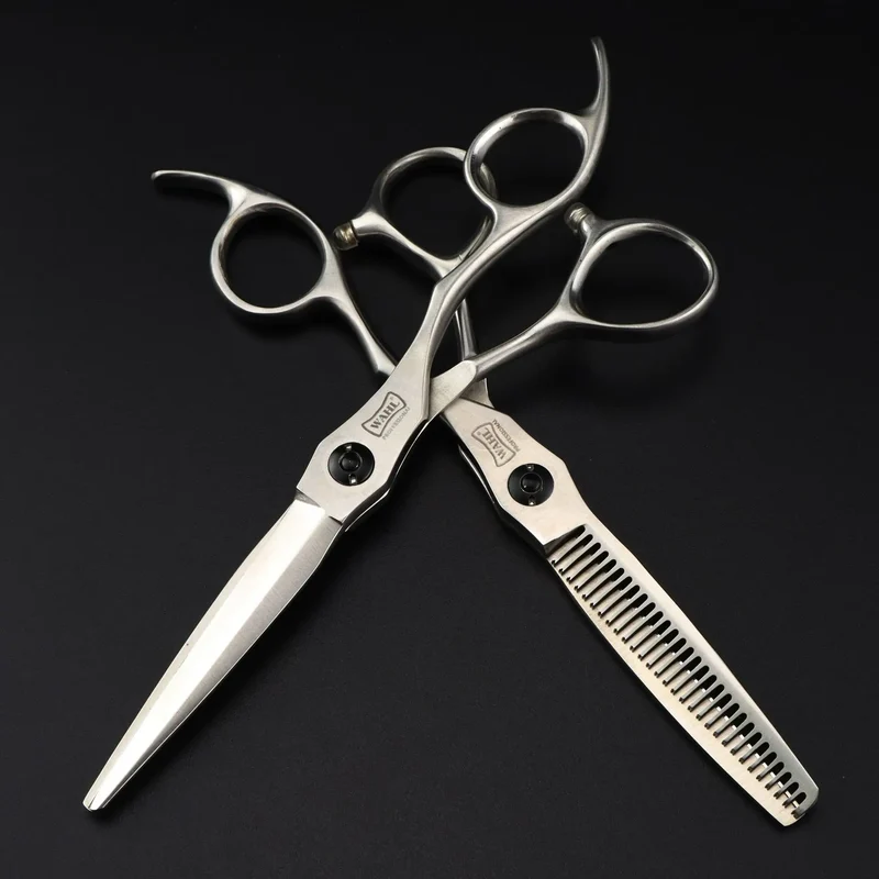 6.0 Inch New Fashion GM49-01 Professional Design Beauty Barber Scissors Flat Scissors Tooth Hair Scissors HS-893