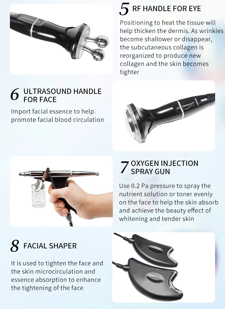 11 in 1 Multifunctional Skin Rejuvenation Spa Machine Hydra Dermabrasion Machine Skin Care Beauty Instrument