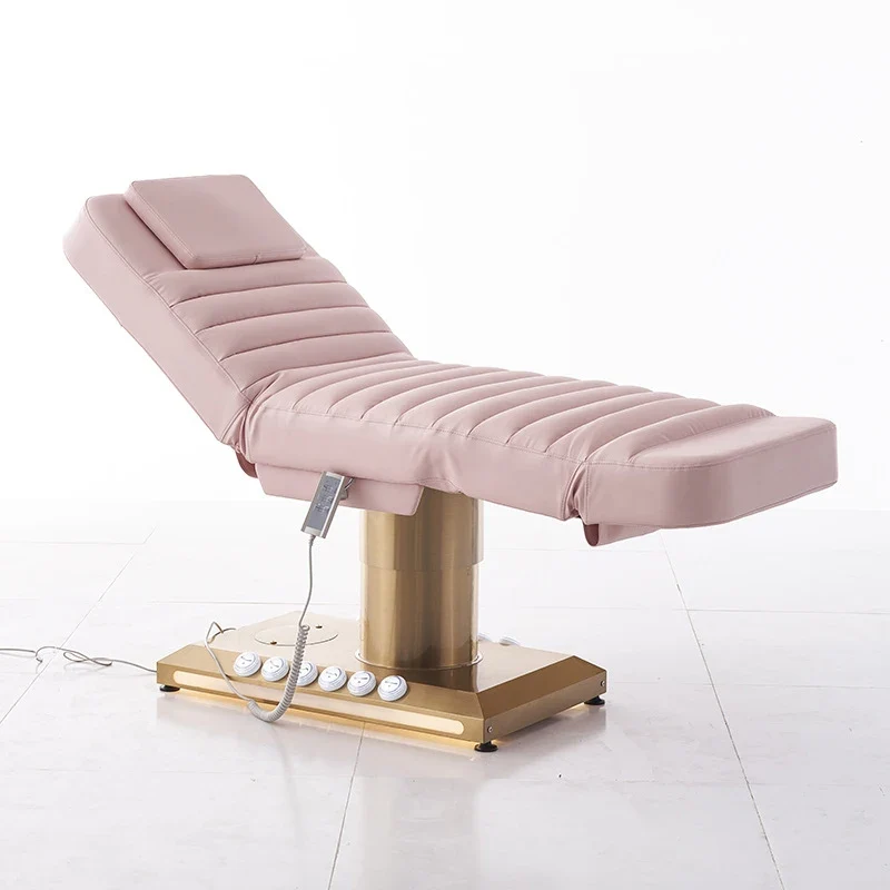 HICOMED Factory Supplier Luxury 3 Motor Electric Beauty Massage Bed for Eyelash Extensions Facials and Waxing Beauty Bed