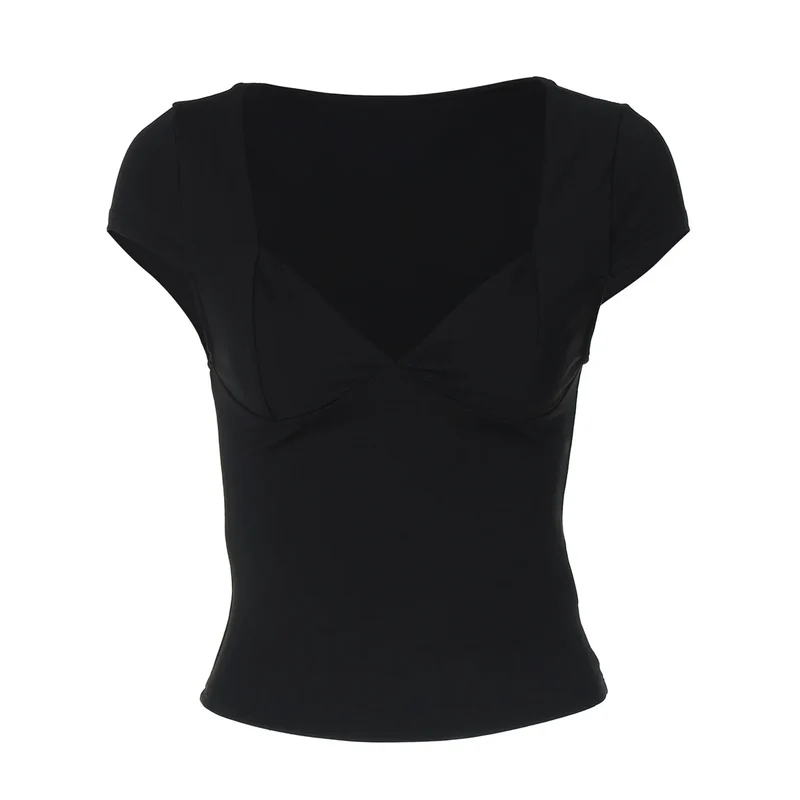 Summer Sexy V Neck Waist Crop Top