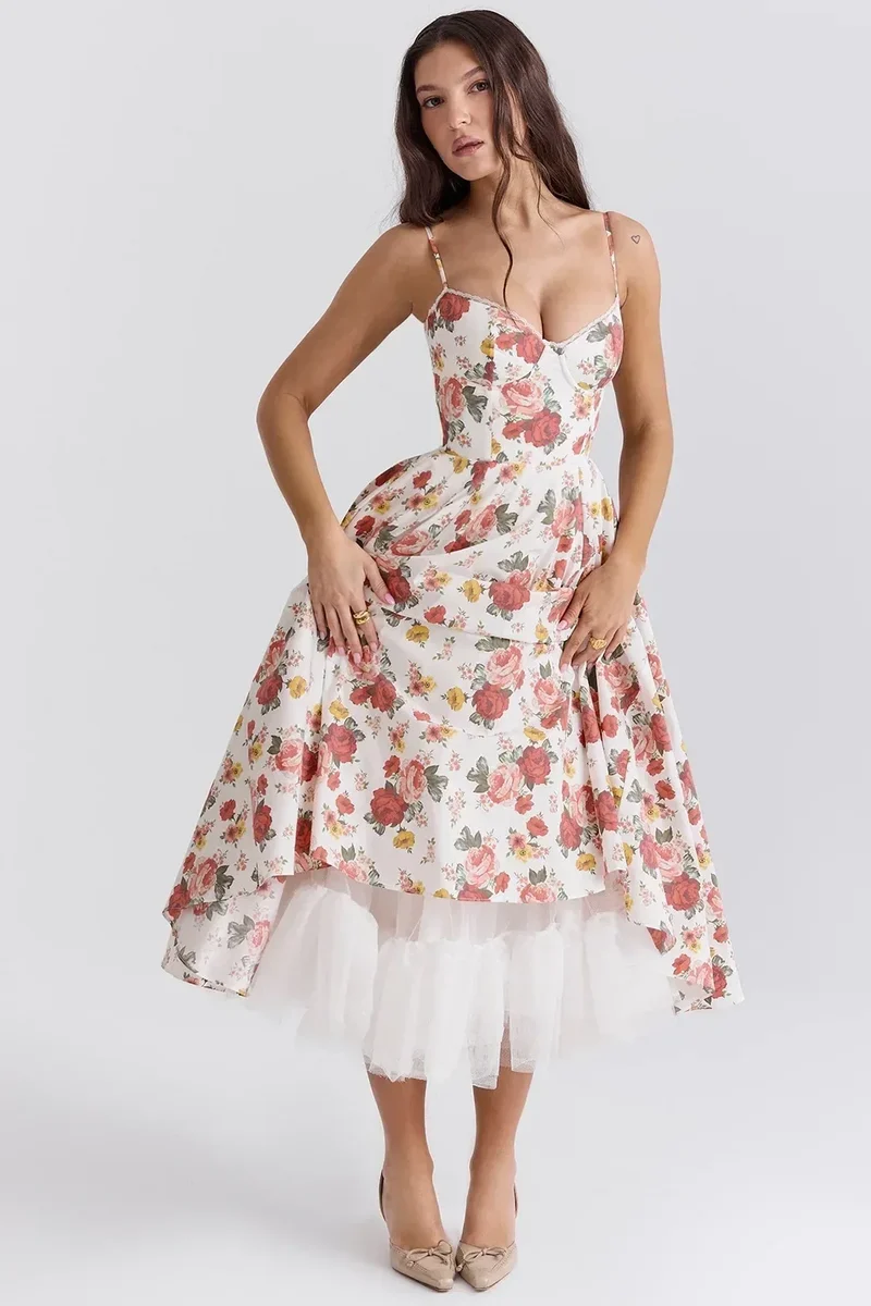 2026 Spring/summer High End Satin Strapless Heavy Industry French Waist Strap Sexy Hot Girl Medium Long Dress Women Elegant