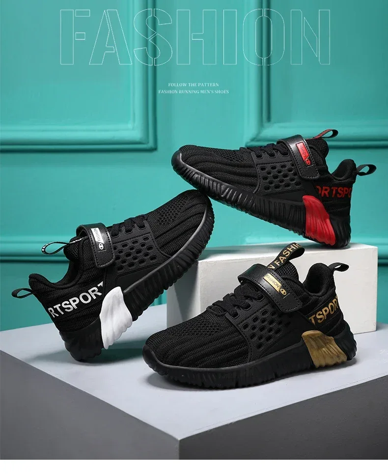 2025 Kids Sneakers Boys Casual Shoes For Children Sneakers Shoes Mesh Anti-slippery Fashion Tenis Infantil Menino Spring