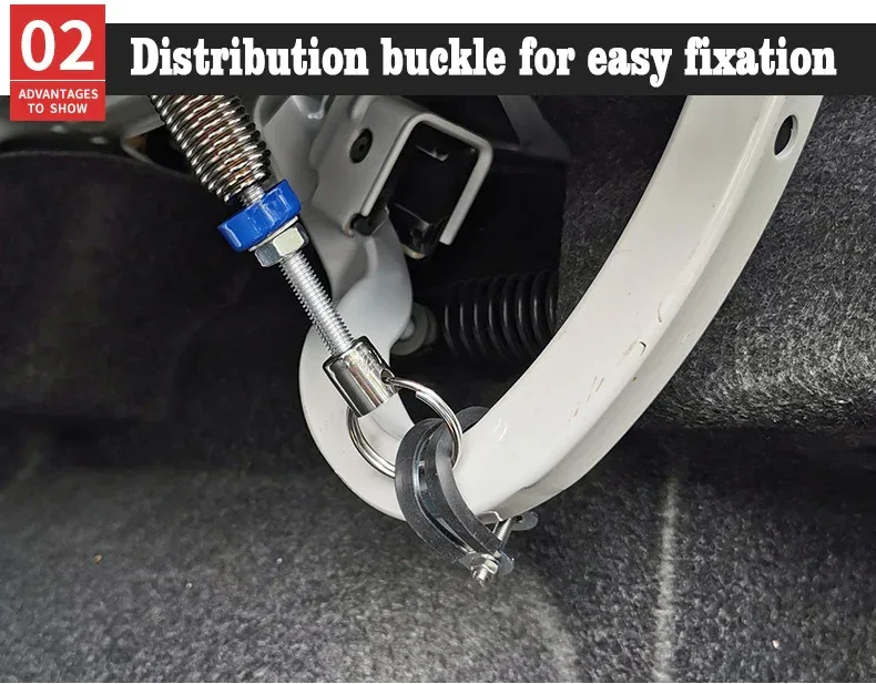 For Mazda 3 6 gj Axela Atenza Xingchi Car Trunk Spring Automatic Opening Lift Adjustable Metal Spring Device Accessories