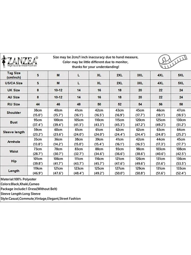 ZANZEA Women Lapel Long Sleeve Vestidos 2025 Spring Solid Work Dresses Casual Waisted No Belted Robe Office Lady Midi Spilt Robe