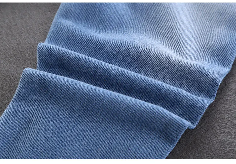 Spring Autumn Children Jeans Boys Cotton Print Splice Stretch Denim Pants Korean Teenage Trousers Wear Kids ClothingDenimRipped