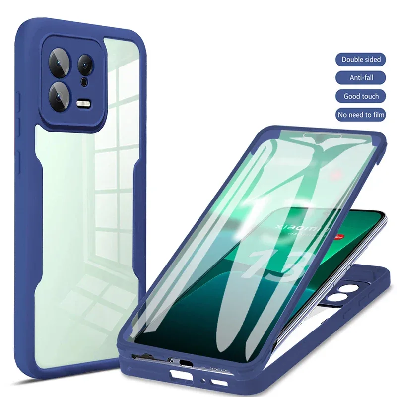 360 Full Body Protective Phone Case For Xiaomi Mi 14 Ultra Mi14 13 12 Pro Xiaomi 13T 12T Mi 13 12 Lite 12X Built Screen Cover